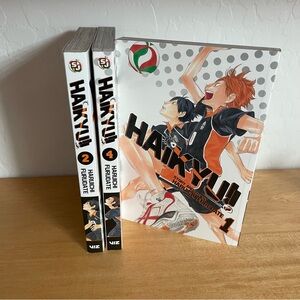 🌸 Anime Haikyuu!! Manga Set Volumes 1,2,4 by Haruichi Furudate